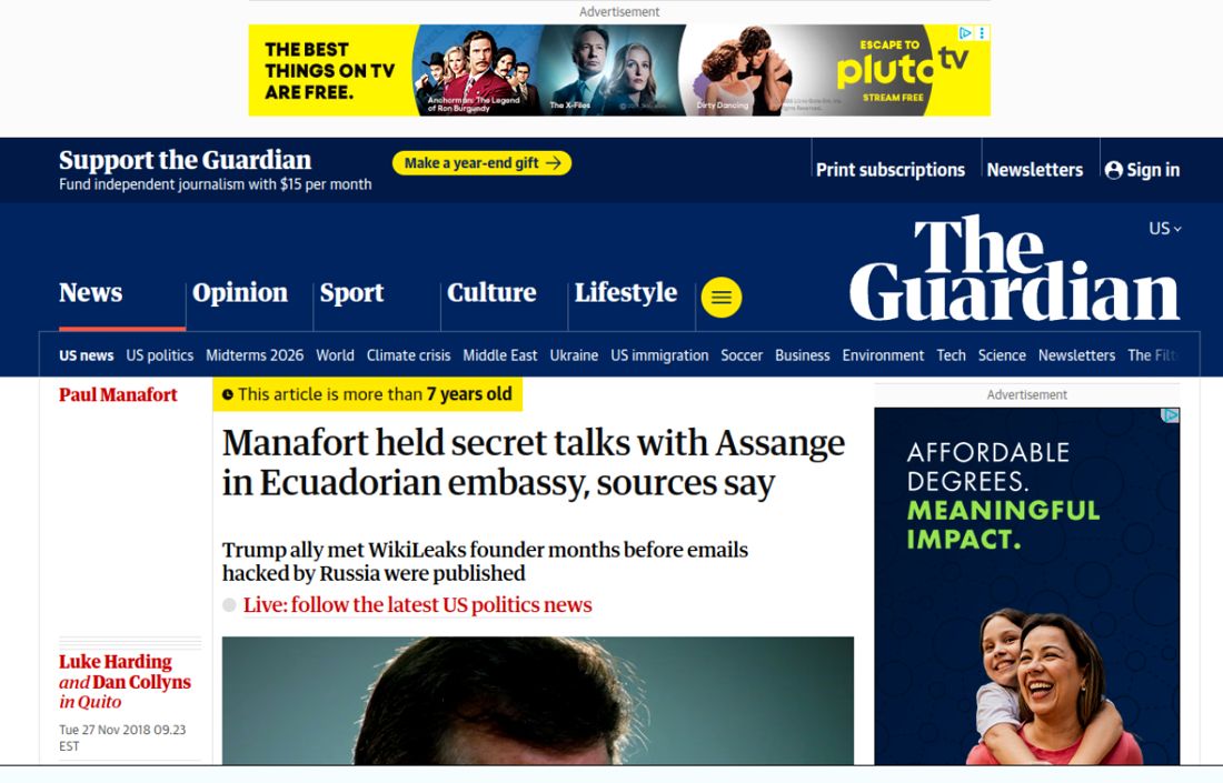 Screenshot of the page as published at theguardian.com