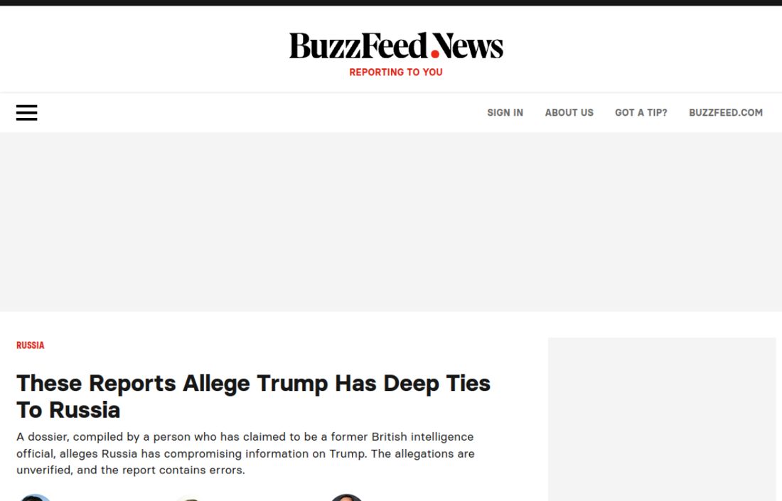 Screenshot of the page as published at buzzfeednews.com