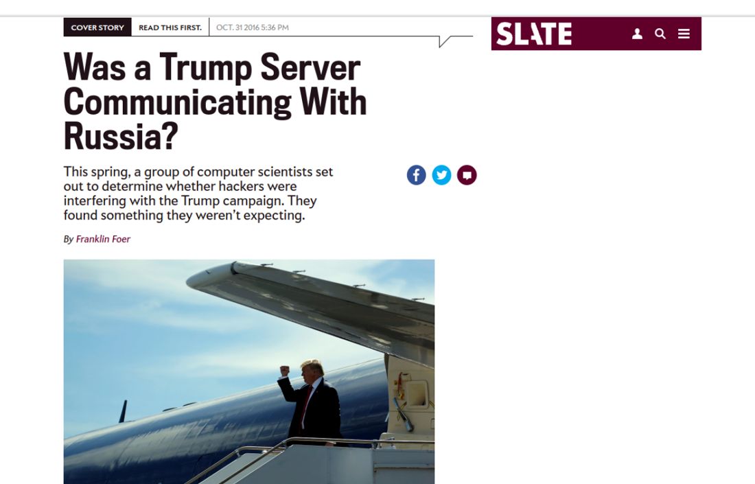 Screenshot of the page as published at slate.com
